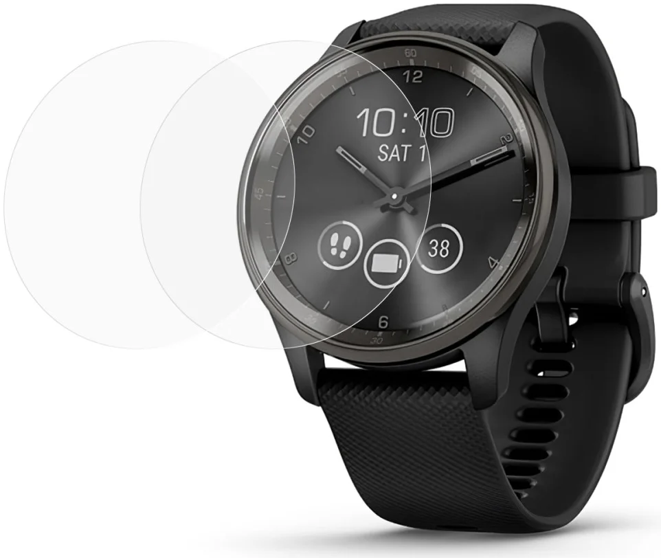 Garmin Vivomove Trend Screenprotector TPU (2-Pack) afbeelding 1