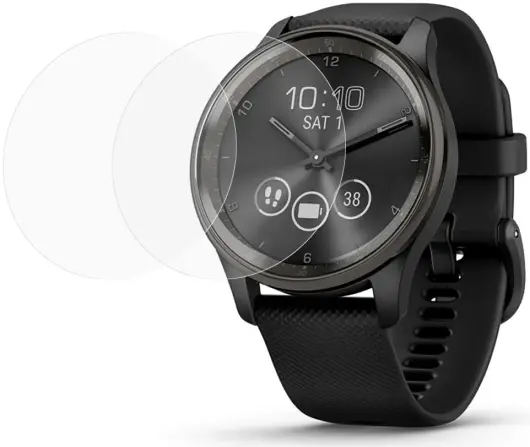 Garmin Vivomove Trend Screenprotector TPU (2-Pack) afbeelding 1