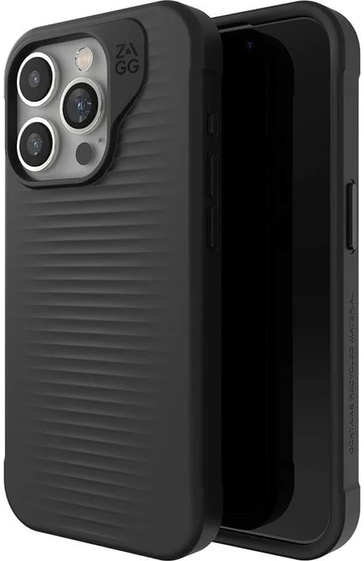 ZAGG Luxe MagSafe iPhone 15 Pro Hoesje 3M Valbescherming Zwart afbeelding 1