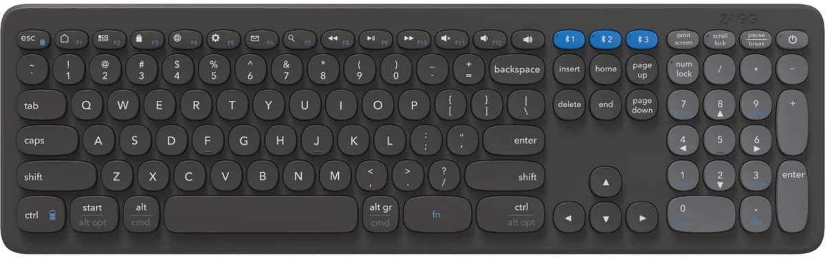ZAGG Pro Keyboard 17&quot; Bluetooth Toetsenbord QWERTY Zwart afbeelding 2