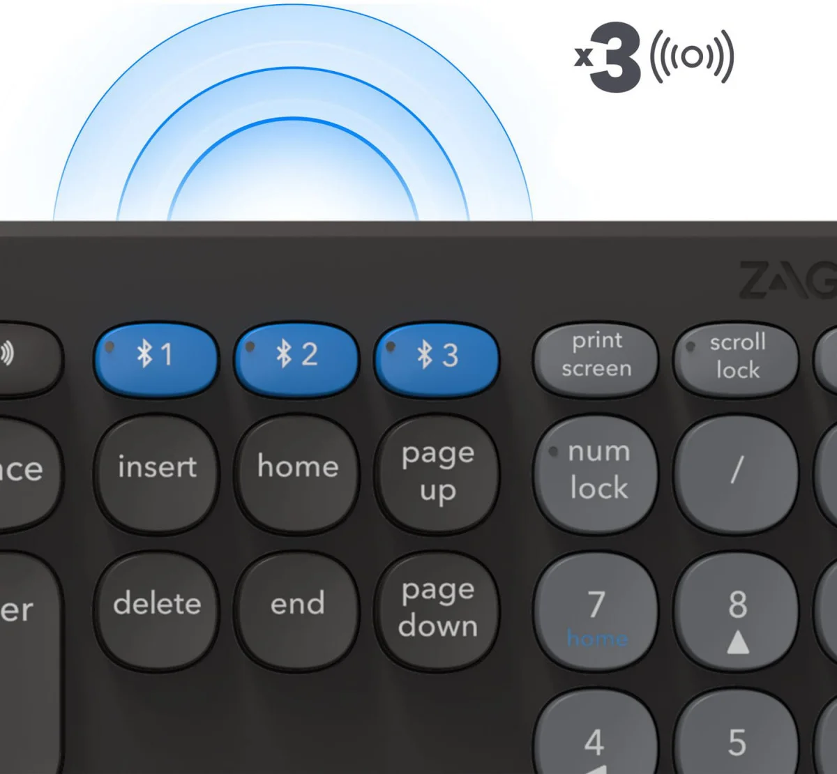 ZAGG Pro Keyboard 17&quot; Bluetooth Toetsenbord QWERTY Zwart afbeelding 9