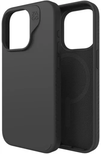 ZAGG Manhattan Apple iPhone 15 Pro Hoesje MagSafe Back Cover Zwart afbeelding 1
