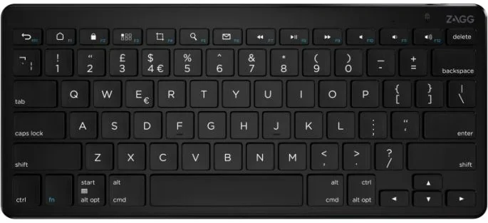ZAGG Universeel Bluetooth Toetsenbord QWERTY-Keyboard Zwart afbeelding 1