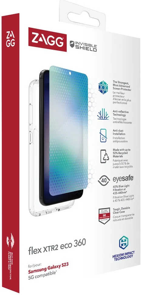 ZAGG Samsung Galaxy S23 Hoesje Transparant + Screen Protector afbeelding 5