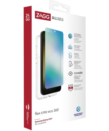 ZAGG Samsung Galaxy S23 Plus Hoesje Transparant + Screen Protector Hoesjes