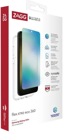 ZAGG Samsung Galaxy S23 Plus Hoesje Transparant + Screen Protector afbeelding 1