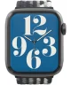 ZAGG Gear4 - Apple Watch Bandje - 41MM/40MM/38MM - Gevlochten Nylon - Zwart (L)