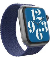 ZAGG Gear4 Apple Watch Bandje - 42/41/40/38MM - Gevlochten Nylon - Blauw (L)