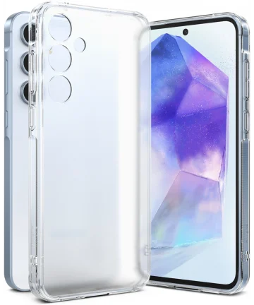 Ringke Fusion Samsung Galaxy A55 Hoesje Back Cover Matte Transparant Hoesjes