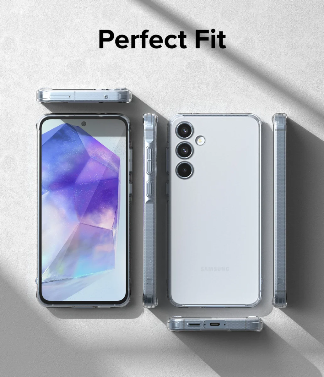 Ringke Fusion Samsung Galaxy A55 Hoesje Back Cover Matte Transparant afbeelding 10