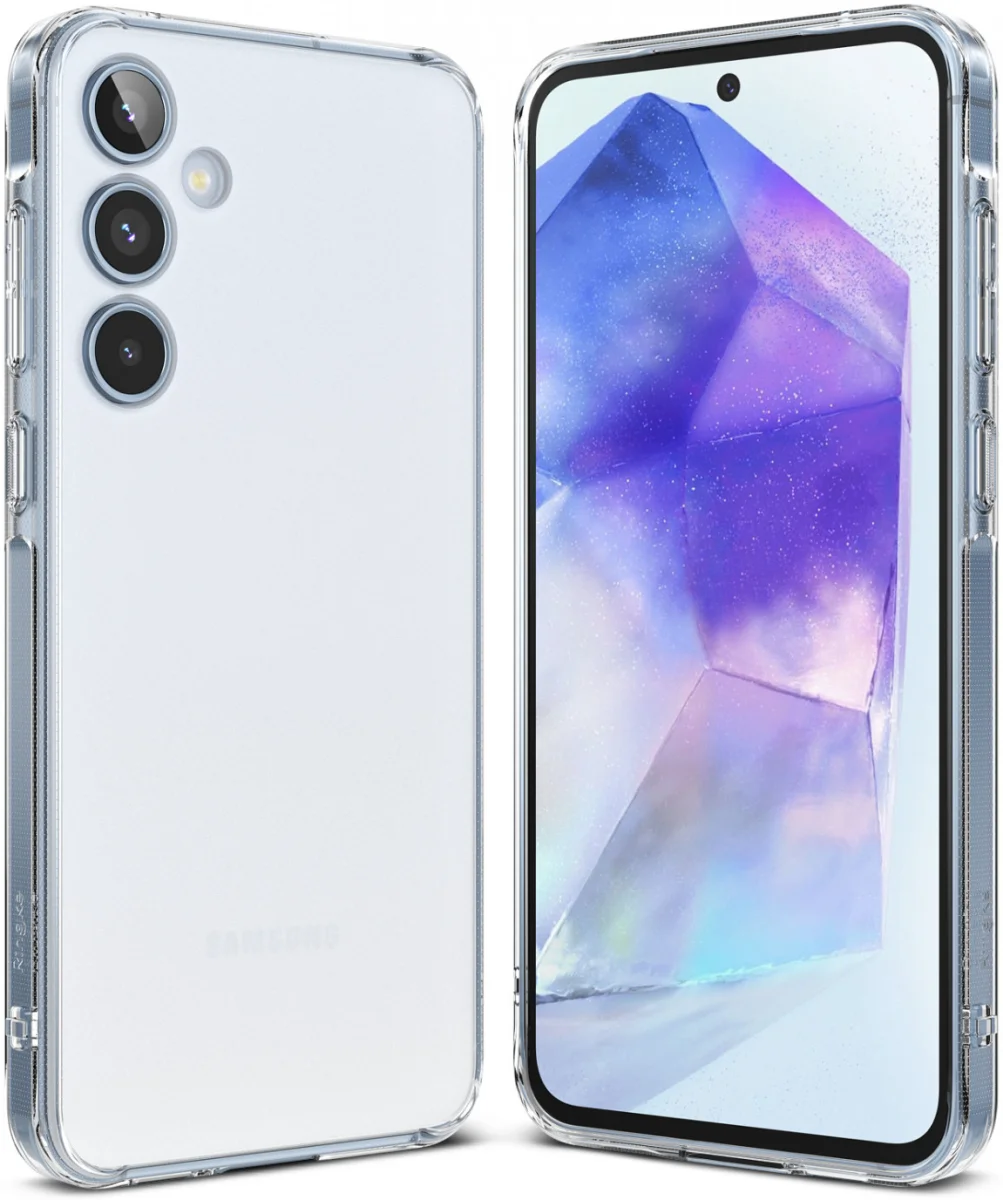 Ringke Fusion Samsung Galaxy A55 Hoesje Back Cover Matte Transparant afbeelding 12