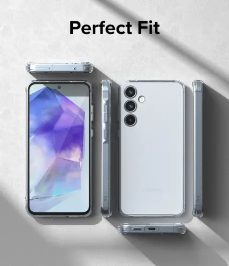 Ringke Fusion Samsung Galaxy A55 Hoesje Back Cover Matte Transparant afbeelding 10