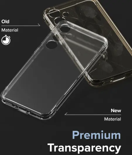 Ringke Fusion Samsung Galaxy A55 Hoesje Back Cover Matte Transparant afbeelding 5