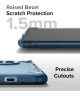 Ringke Fusion X OnePlus 12R Hoesje Back Cover Blauw