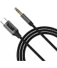 Buddi Flex USB-C naar 3.5mm Jack Audiokabel 1M Zwart