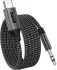 Buddi Flex USB-C naar 3.5mm Jack AUX Audiokabel 1M Zwart afbeelding 11