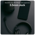 Buddi Flex USB-C naar 3.5mm Jack AUX Audiokabel 1M Zwart afbeelding 3