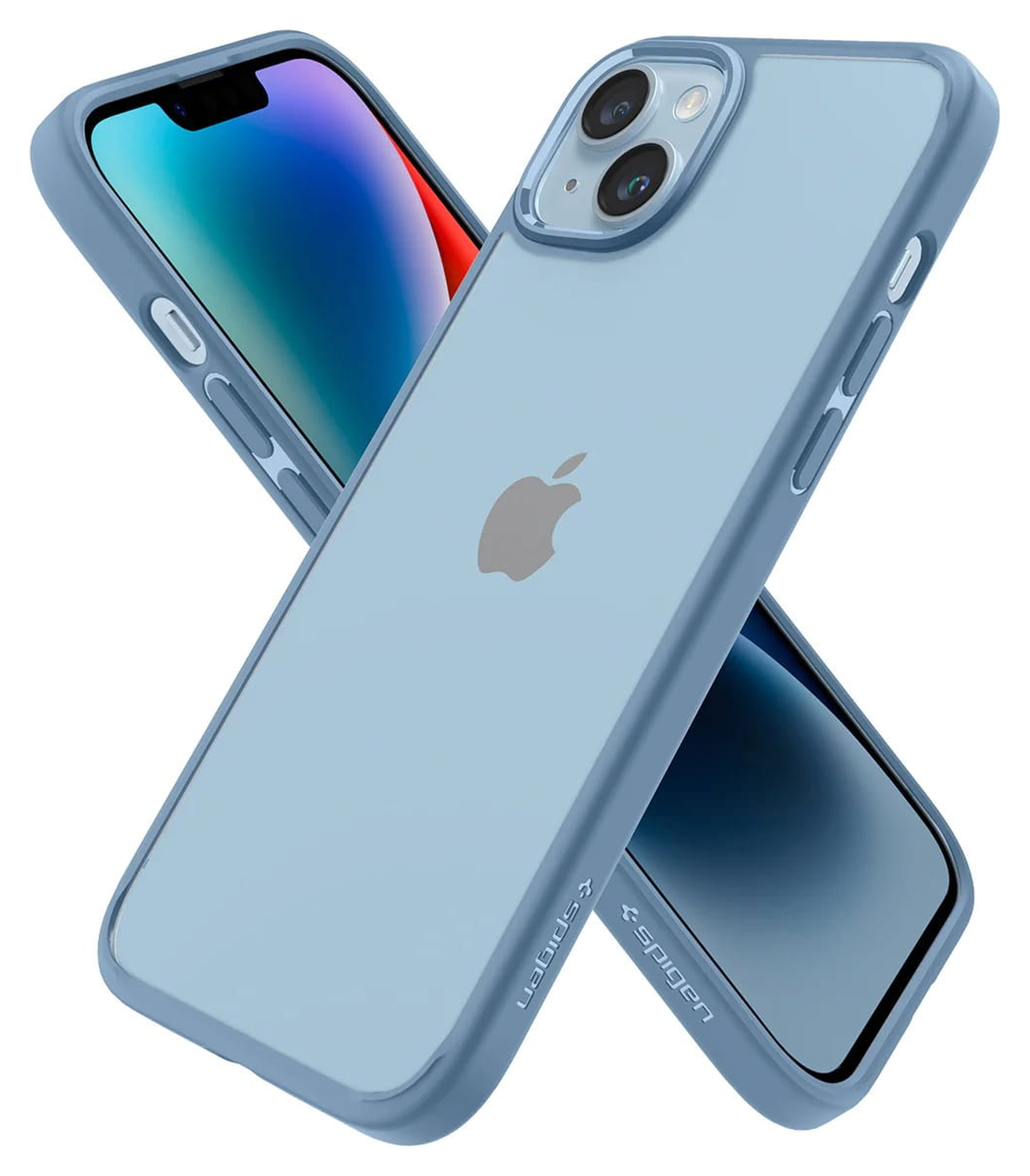 Spigen Ultra Hybrid Apple iPhone 14 Hoesje Back Cover Blauw afbeelding 2