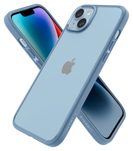 Spigen Ultra Hybrid Apple iPhone 14 Hoesje Back Cover Blauw afbeelding 2
