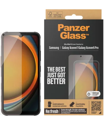 PanzerGlass Ultra-Wide Samsung Xcover 7 / 6 Pro Screen Protector Screen Protectors