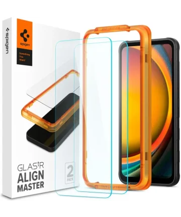 Spigen AlignMaster Samsung Galaxy Xcover 7 Screen Protector (2-Pack) Screen Protectors