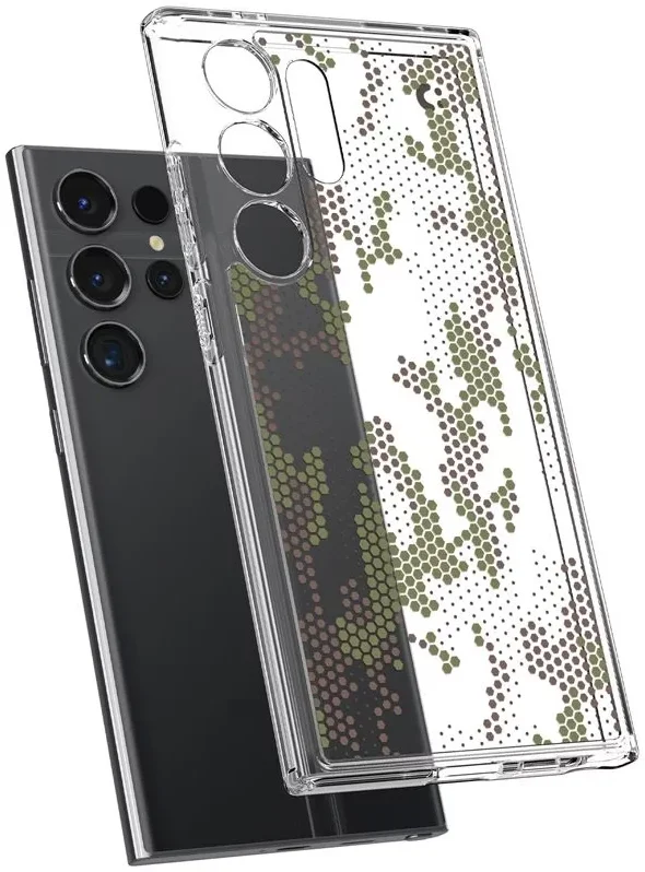 Spigen Ultra Hybrid Samsung S24 Ultra Hoesje Back Cover Camo afbeelding 5