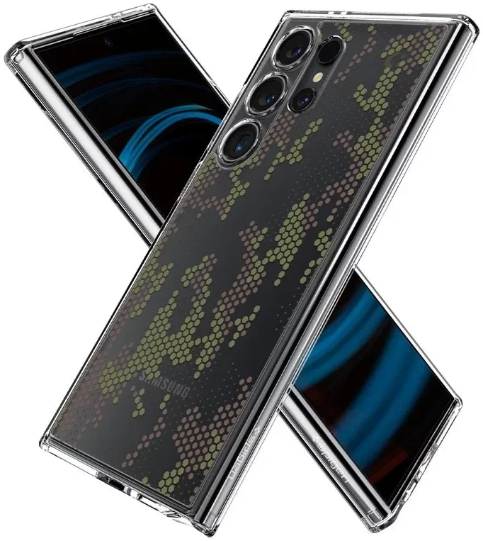 Spigen Ultra Hybrid Samsung S24 Ultra Hoesje Back Cover Camo afbeelding 3