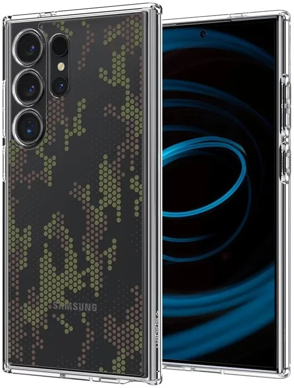 Spigen Ultra Hybrid Samsung S24 Ultra Hoesje Back Cover Camo afbeelding 4