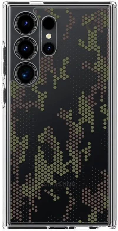 Spigen Ultra Hybrid Samsung S24 Ultra Hoesje Back Cover Camo afbeelding 2