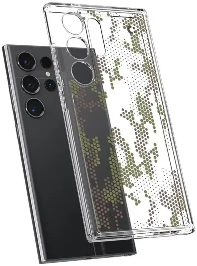 Spigen Ultra Hybrid Samsung S24 Ultra Hoesje Back Cover Camo afbeelding 5