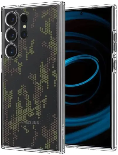 Spigen Ultra Hybrid Samsung S24 Ultra Hoesje Back Cover Camo afbeelding 4