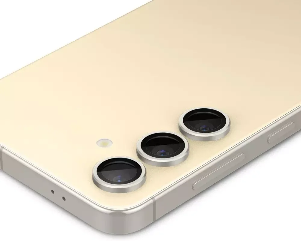 Spigen Optik Pro Samsung S24 Camera Protector Glas 2-Pack Geel afbeelding 5