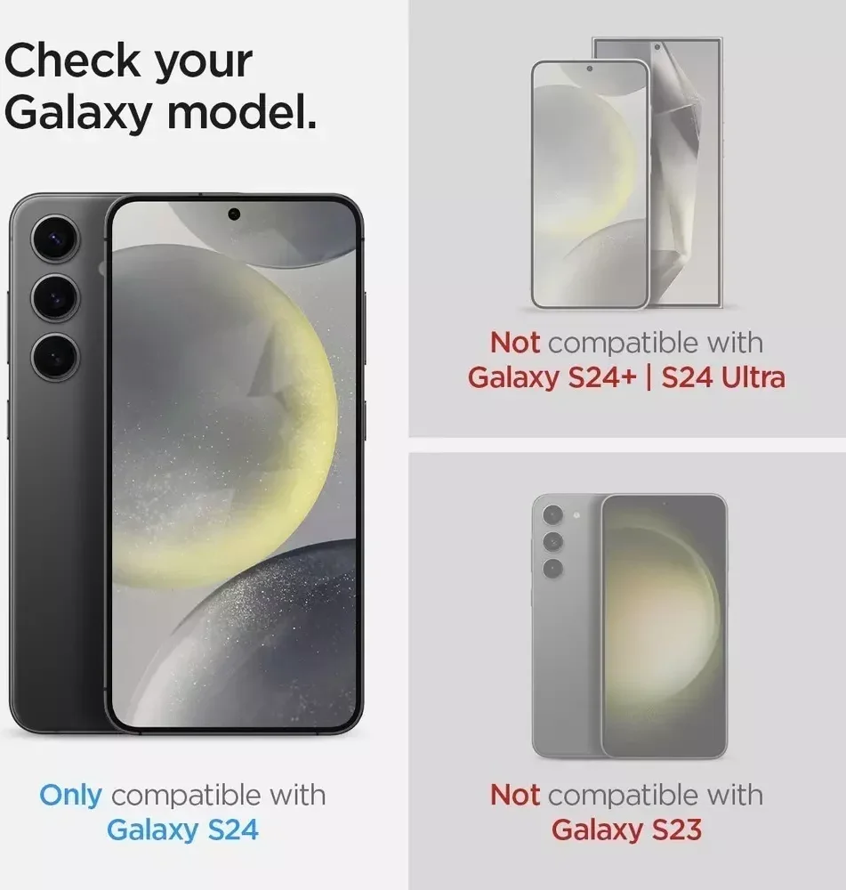 Spigen Optik Pro Samsung S24 Camera Protector Glas 2-Pack Geel afbeelding 7