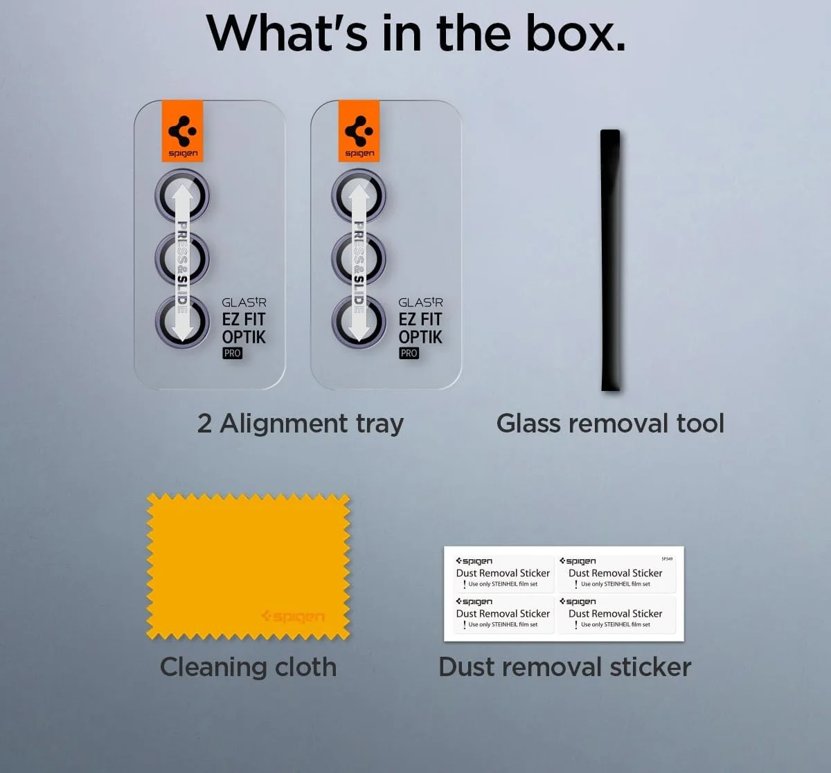Spigen Optik Pro Samsung S24 Camera Protector Glas 2-Pack Paars afbeelding 7