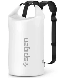 Spigen Aqua Shield Waterdichte Tas 30L Voor Buiten / Kamperen / Water Wit