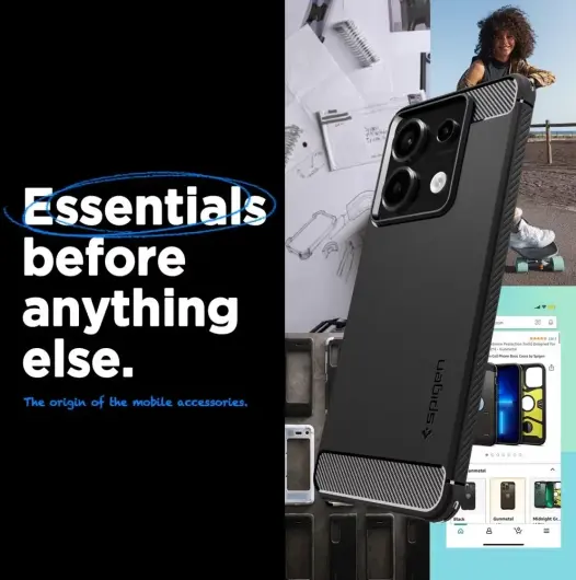 Spigen Rugged Armor Xiaomi Redmi Note 13 Pro 5G Hoesje Back Cover Zwart afbeelding 4