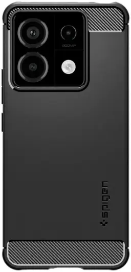 Spigen Rugged Armor Xiaomi Redmi Note 13 Pro 5G Hoesje Back Cover Zwart afbeelding 2