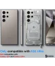 Spigen Ultra Hybrid Zero One Samsung Galaxy S24 Ultra Hoesje Grijs