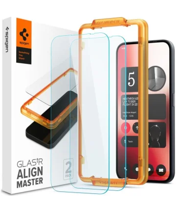 Spigen AlignMaster Nothing Phone (2a) Tempered Glass (2-Pack) Screen Protectors