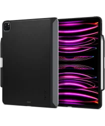 Spigen Thin Fit Pro iPad Pro 12.9 (2022/2021) Hoes Back Cover Zwart