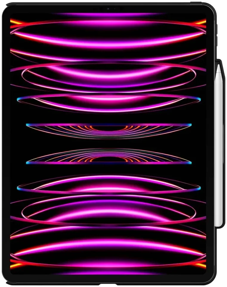 Spigen Thin Fit Pro iPad Pro 12.9 (2022/2021) Hoes Back Cover Zwart afbeelding 9