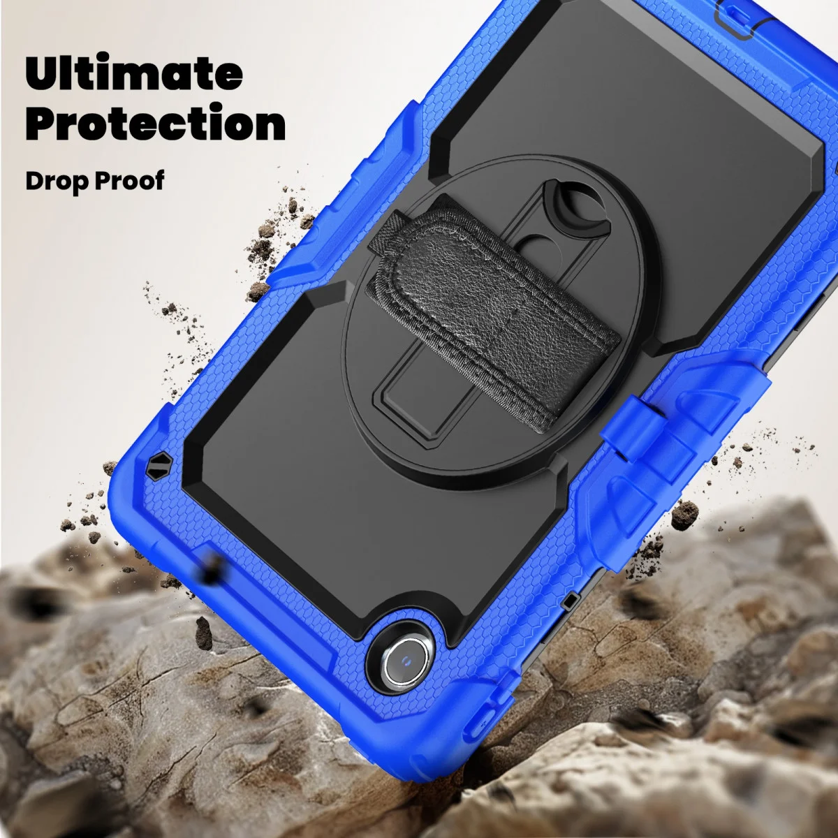 Lenovo Tab M11 / K11 Hoes met Screen Protector en Handriem Blauw afbeelding 5