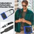 Lenovo Tab M11 / K11 Hoes met Screen Protector en Handriem Blauw afbeelding 7