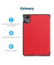 Lenovo Tab M11 Hoes Tri-Fold Book Case met Standaard Rood