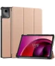 Lenovo Tab M11 Hoes Tri-Fold Book Case met Standaard Roze Goud