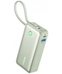 Anker 545 Nano (30W) Powerbank Vaste USB-C Kabel 10.000 mAh Groen