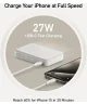 Anker MagGo QI2 / MagSafe Powerbank met 27W USB-C Poort 10.000 mAh Wit