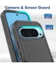 Google Pixel 9 / 9 Pro Hoesje Schokbestendige Hardcase Back Cover Zwart