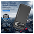 Google Pixel 9 / 9 Pro Hoesje Schokbestendige Hardcase Back Cover Zwart afbeelding 2