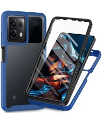 Xiaomi Redmi Note 13 Pro 5G / Poco X6 Hoesje Full Protect 360° Cover Blauw